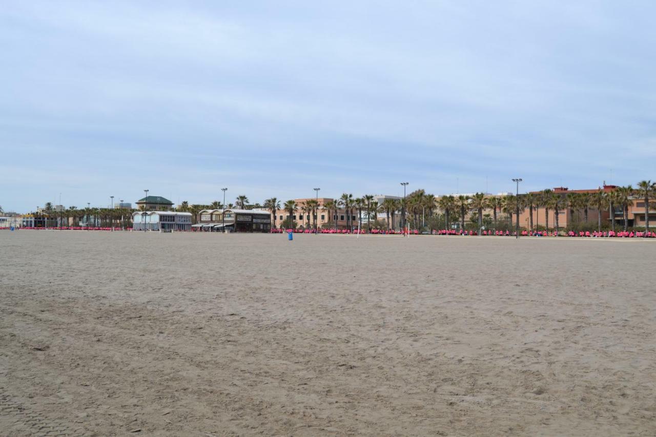 Beach Malvarrosa, Cabanal, Wifi Free. Ca' Micaela. Valência Exterior foto